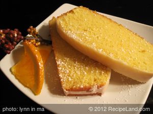 Orange Loaf Cake (Pound Cake)