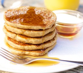 Whole Wheat Pumpkin Pancakes for Two