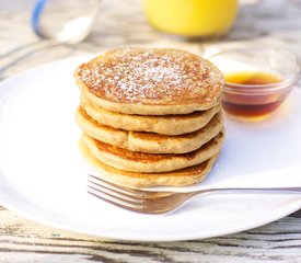 Whole Wheat Pumpkin Pancakes for Two