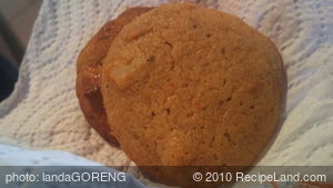Persimmon Muffintop Cookies