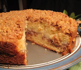 Pear Walnut Coffee Cake