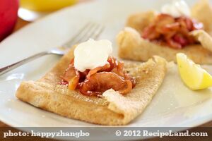 Caramelized Apple Crepes