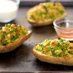 Indian Twice Baked Potatoes