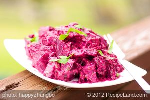 Roasted Beets With Toasted Garlic and Walnut Sauce recipe