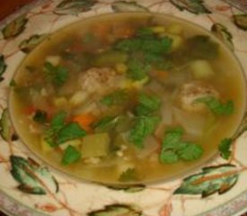 Grandma Fab's Shanghai Meatball Soup