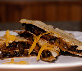 Barbecue Portobello Quesadillas