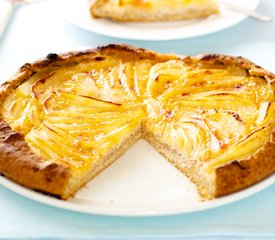 Rustic Pear Galette with Apricot Glaze