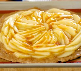 Rustic Pear Galette with Apricot Glaze