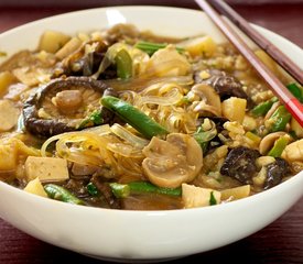 Shiitake, Green Bean and Potato Miso Stew