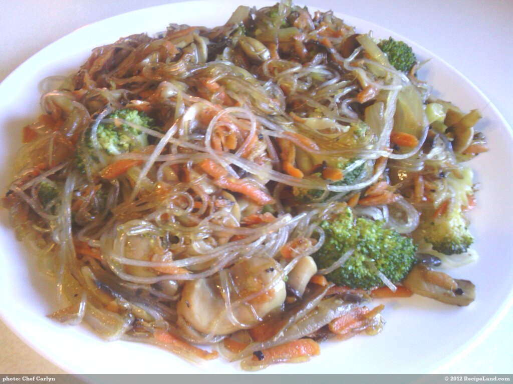 Bean Thread Vegetable Stir-Fry