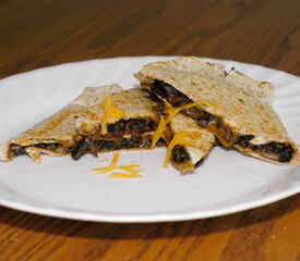 Barbecue Portobello Quesadillas