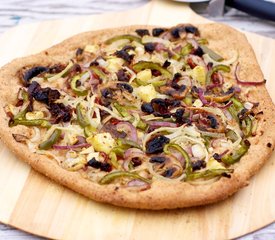 Two Onions, Pineapple and Olive Flatbread