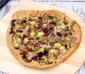 Two Onions, Pineapple and Olive Flatbread