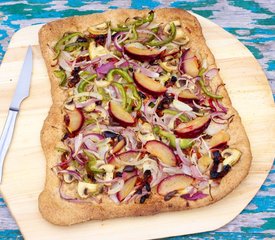 Veggie and Plum Flatbread