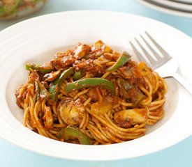 Pasta with Marinara Sauce and Veggies