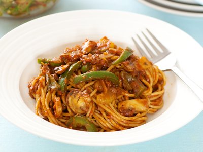 Pasta with Marinara Sauce and Veggies