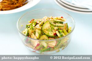 Korean Cucumber and Radish Salad  recipe