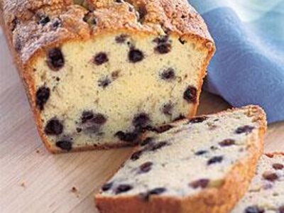 Twisted Butter Cream Cheese and Wild Blueberry Pound Cake