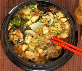 Shiitake and Veggie Stew with Garlic-Black Bean Sacue