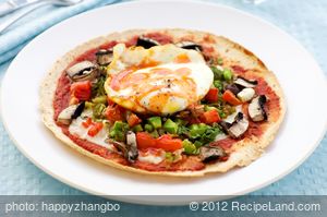 Breakfast Mexican Pizza