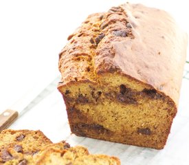 Whole Wheat Banana and Chocolate Chip Bread