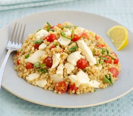 Mozzarella, Tomatoes and Israeli Couscous