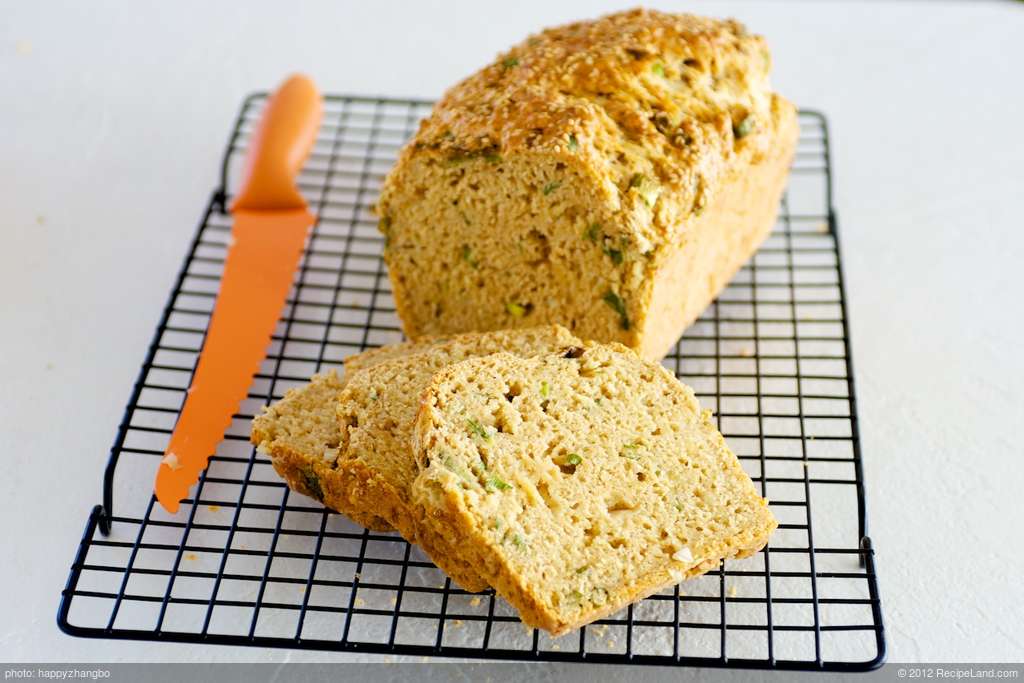 Beer Cheddar Onion Bread recipe