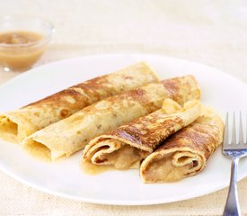 12-Grain Crepes with Warm Applesauce