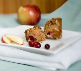 Apple and Cranberry Muffins (Low-fat)