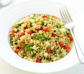 Israeli CousCous and Cucumber Salad