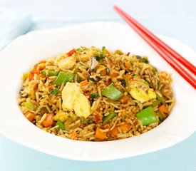 Sugar Snap Pea and Scrambled Eggs Fried Rice