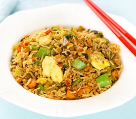 Sugar Snap Pea and Scrambled Eggs Fried Rice