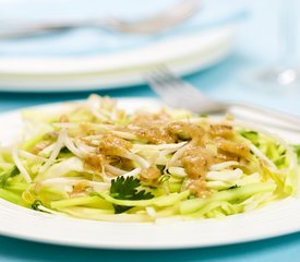 Cabbage Cucumber Salad with Tamarind Dressing