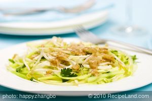 Cabbage Cucumber Salad with Tamarind Dressing