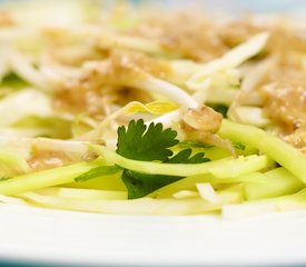 Cabbage Cucumber Salad with Tamarind Dressing