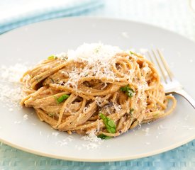 Spaghetti with Tomato Ricotta Sauce