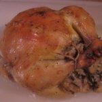 Roasted Game Hen with Long and Wild Rice Stuffing