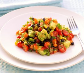 Black Bean, Corn and Bell Pepper Salad