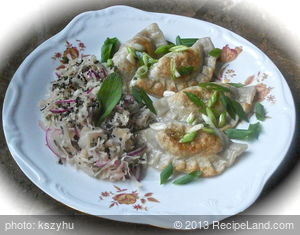 Pierogi with Veal Lung and Lentils Filling recipe