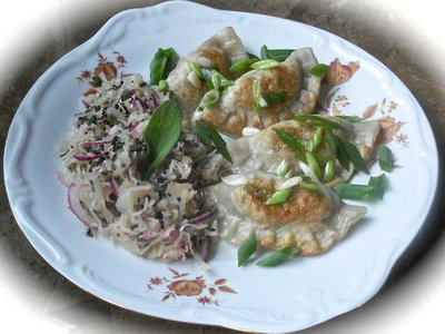 Pierogi with Veal Lung and Lentils Filling