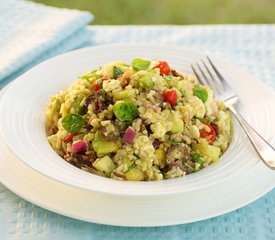 Greek Brown Rice Salad