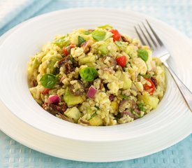 Greek Brown Rice Salad