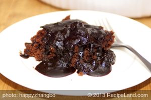 Denver Chocolate Pudding Cake (Healthier Version)