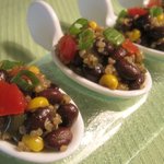 South American Quinoa and Black Beans (amuse bouche)