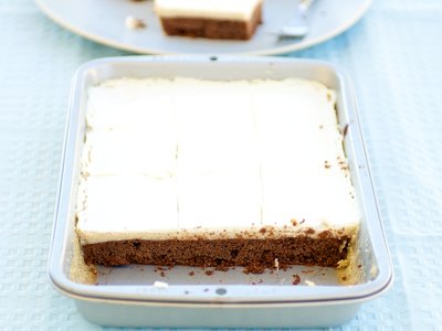 Kahlua Cheesecake Bars (Healthier Version)