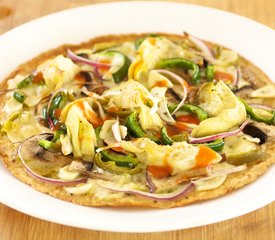 Easy Breakfast Tortilla Pizza