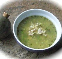 Garlic and Fava Beans Soup