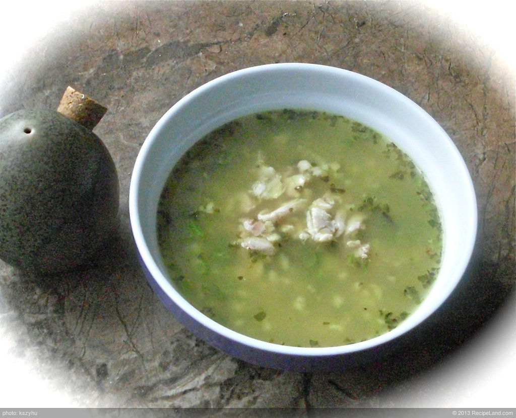Garlic and Fava Beans Soup