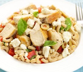 Greek Pasta Salad with Feta and Chicken