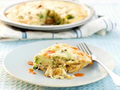 Impossible Chicken 'N Broccoli Pie